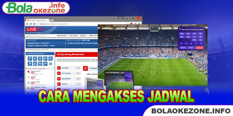 Cara Mengakses Jadwal